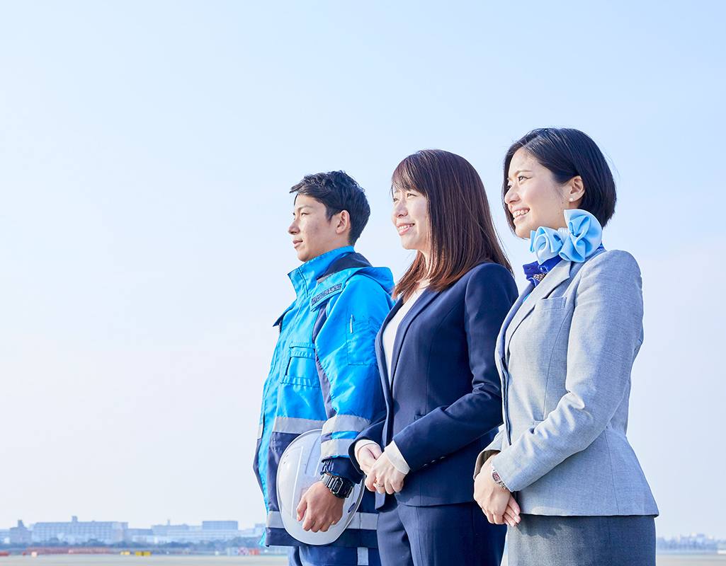 ANA福岡空港で働く